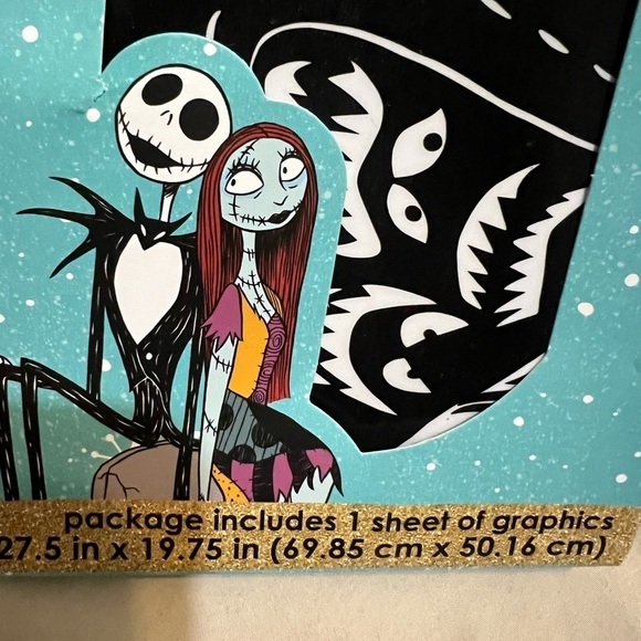 ***Donated**Disney Window cling No Sleep Till Xmas - Nightmare Before Christmas - Picture 4 of 7